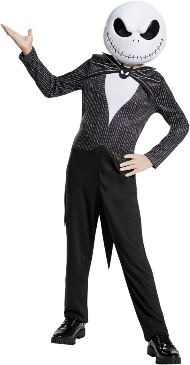 The Costume Center Black and White Jack Skellington Classic Boy Child Halloween Costume